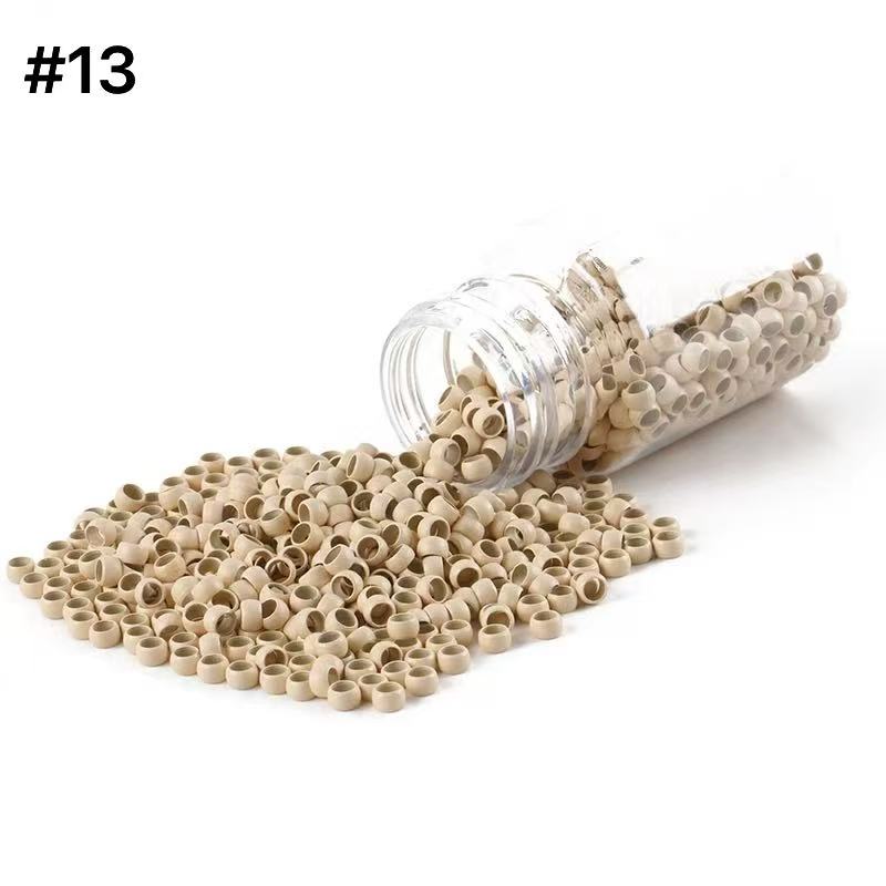 1000pcs 3mm Copper Silicone Nano Rings