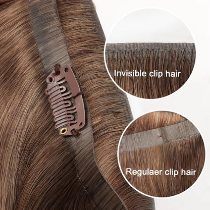 Invisible Clip-In Hair Extensions