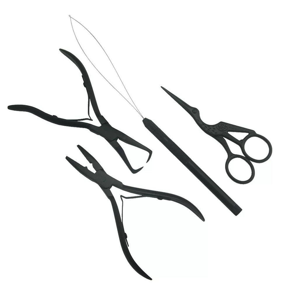 View of Hair Extensions Tools Kit - Unime Hair